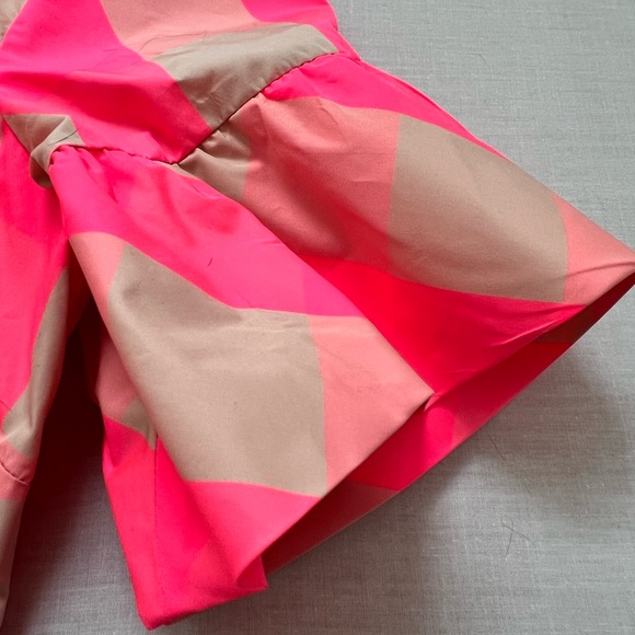 Jcrew neon buffalo check ruffle sleeve top - Picture 6 of 6